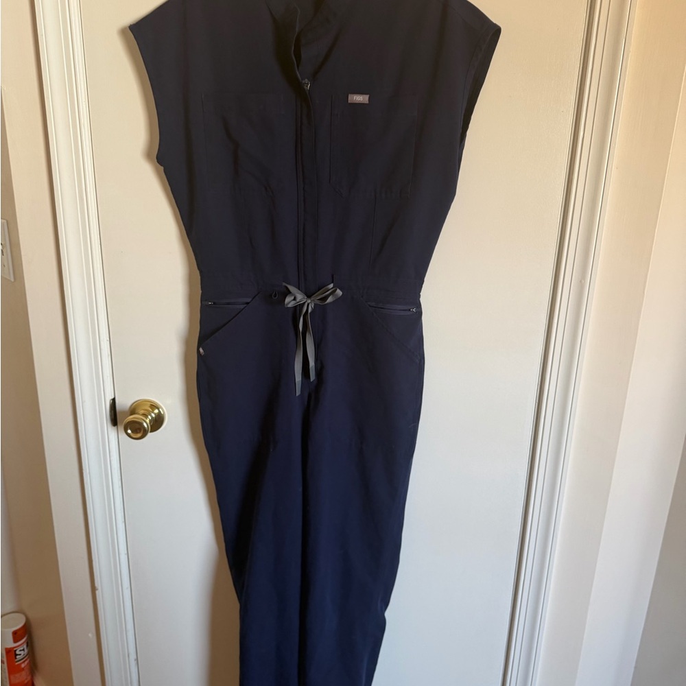 Figs navy jumpsuit size small